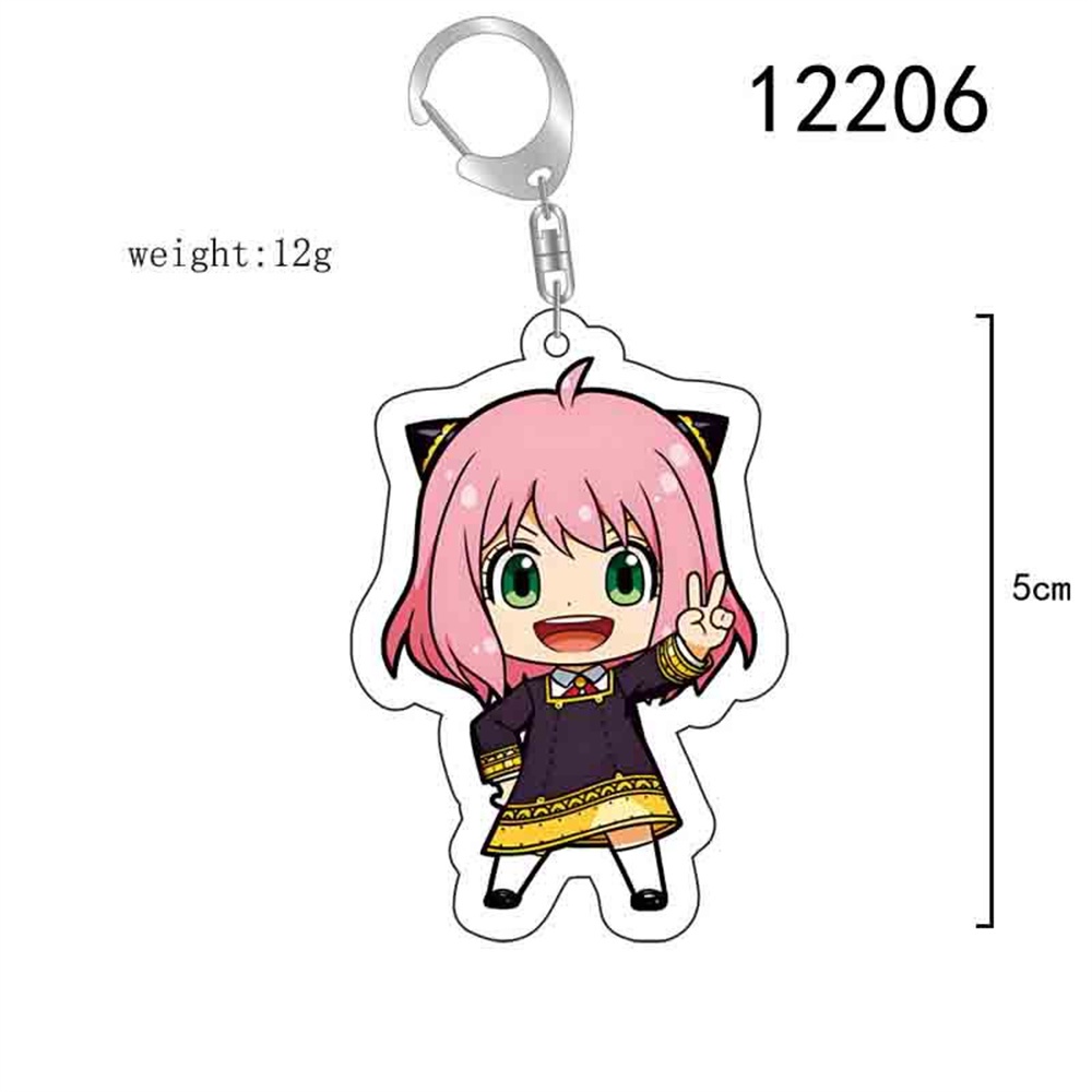 Japan Anime Spy X Family Keychain Cute Forger Anya Yor Loid Bond