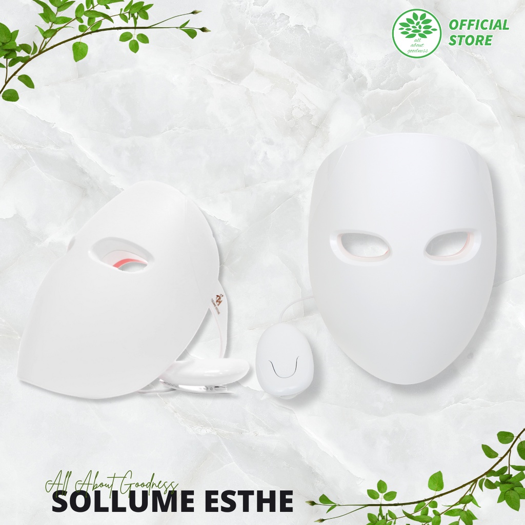 SOLLUME ESTHE LED Real Mask - Brightening, Firming, and Face