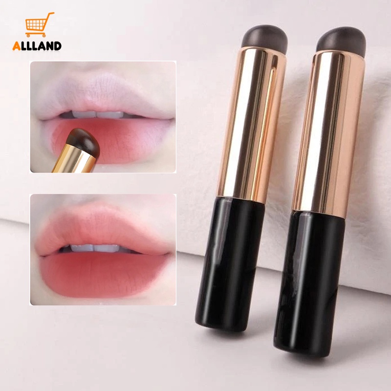 Silicone Angled Concealer Brush/ Soft Portable Round Head Makeup Brush