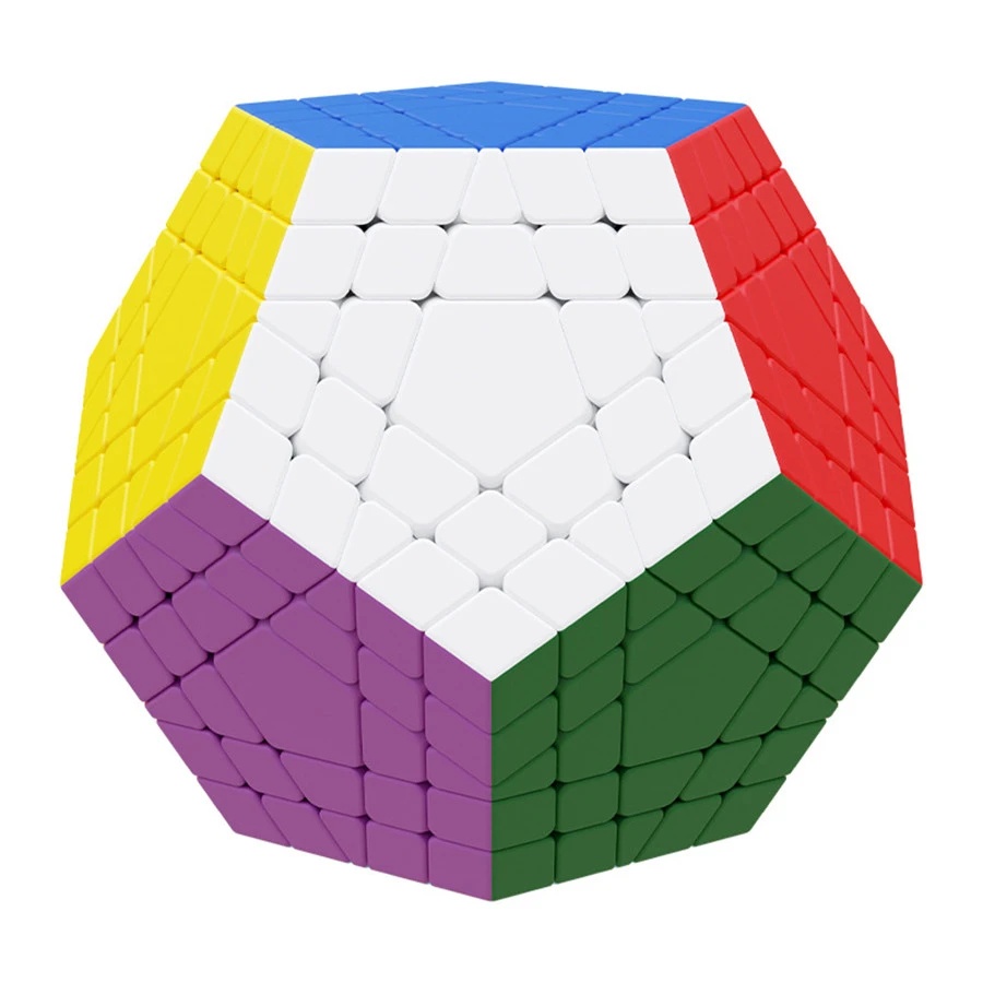 Shengshou Gigaminx Cube Stickerless 5x5 Sengso Dodecahedron Puzzle Cube ...