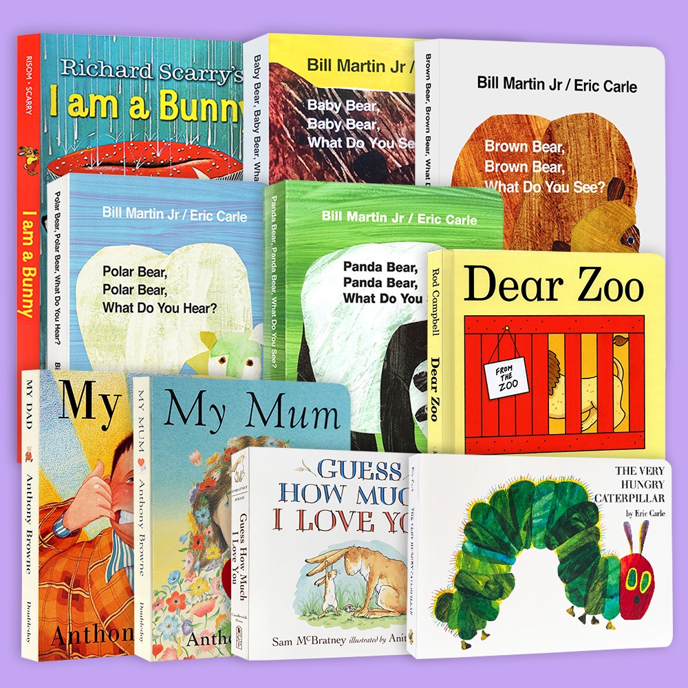 Dear Zoo My Dad My Mum The Very Hungry Caterpillar Eric Carle English ...