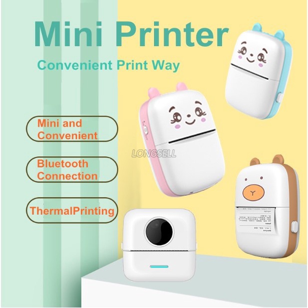 Phomemo T02 Pocket Printer Mini Wireless Bluetooth Portable Mobile Printer  Thermal Printer Compatible with iOS & Android for Learning Assistance,  Study Notes, Journal, Daily Plan, Work, Green 