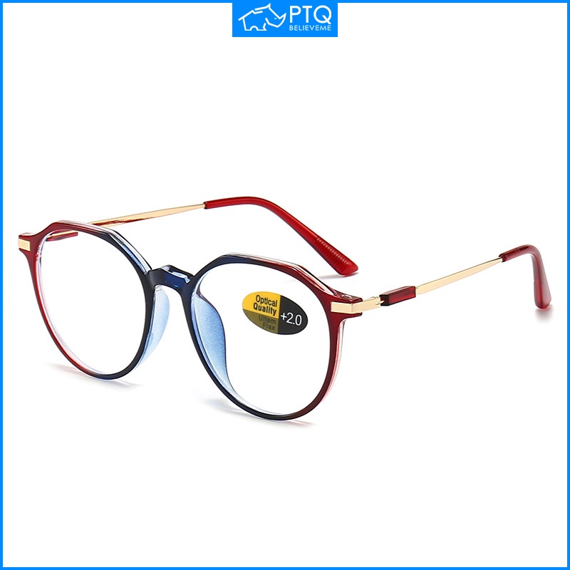 Antiblue Light Progressive Reading Glasses for Old Fashion Gradient