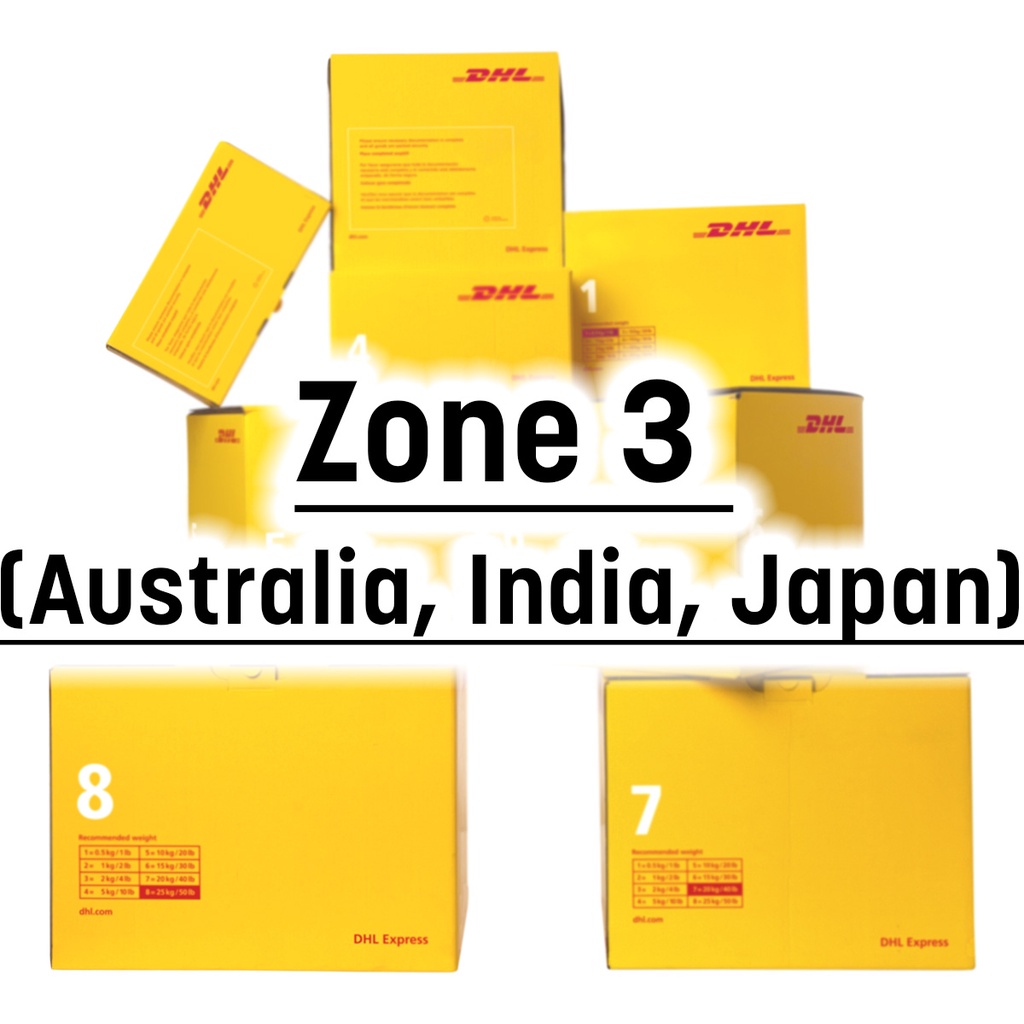 [Jaz Authentic] DHL Express Easy Oversea Delivery Service, Zone 3