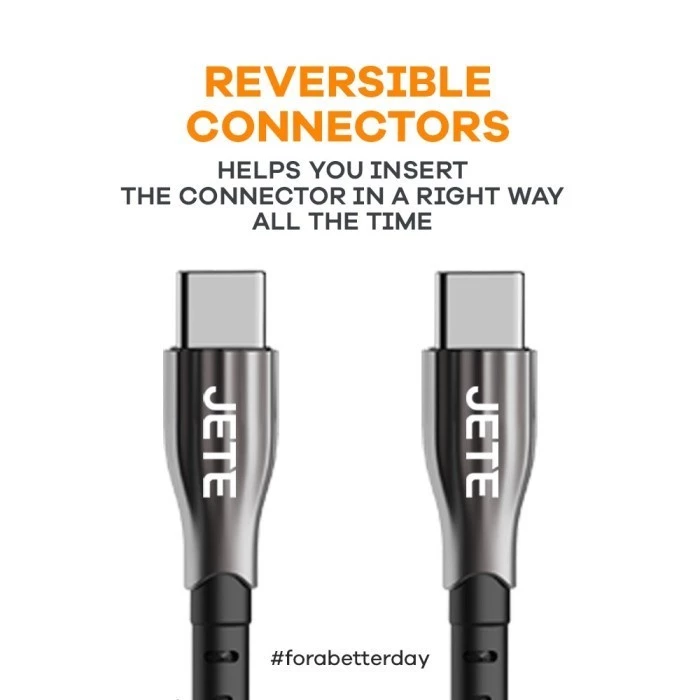 JETE CX8 Kabel Data Fast Charging Type C to Type C - Garansi 2 Th - Gambar 4