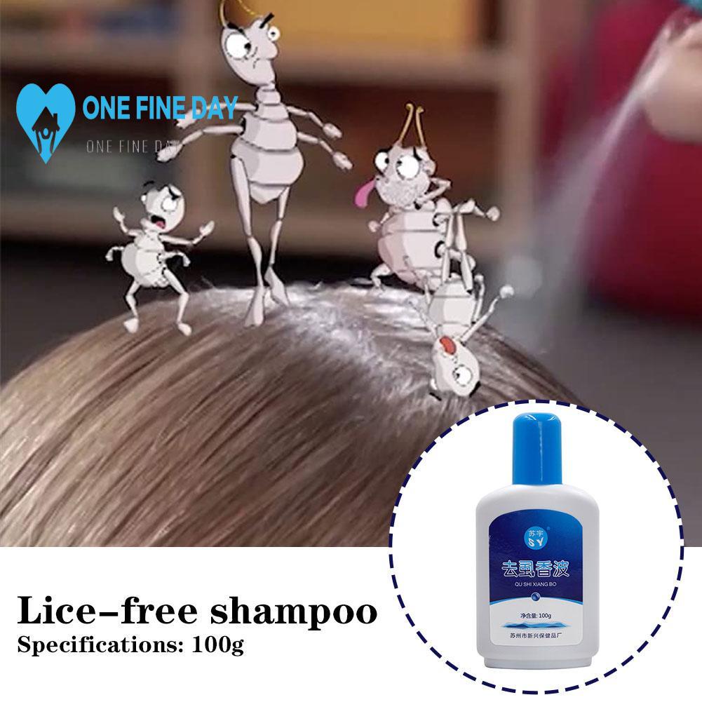 100g Children's Anti-lice Shampoo For Removing Head Lice Eggs And Long ...