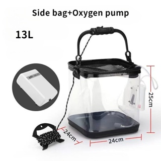 7L / 10L / 13L EVA Foldable Live Fish Bucket, Fishing Gear