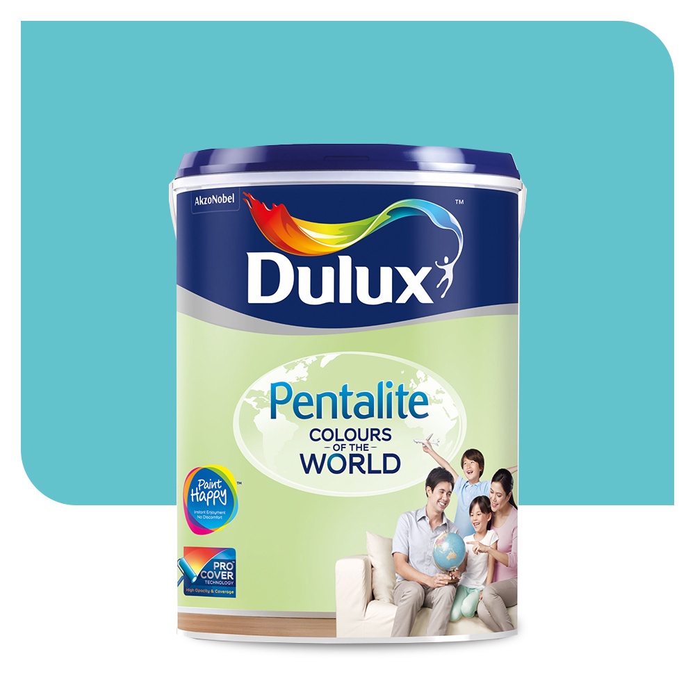 Dulux Pentalite Interior Wall Paint Smooth Matt Finish (Pacific Blue