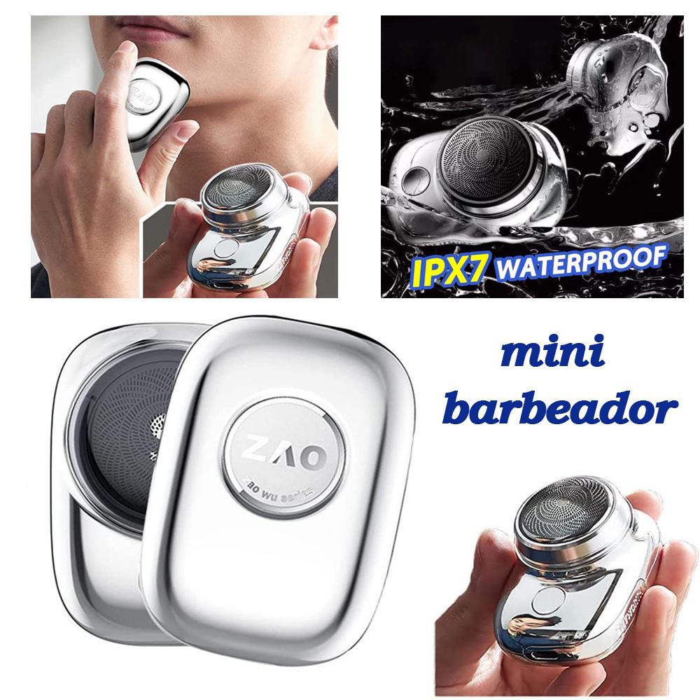Zao Shaver Mini Portable Electric Shaver IPX7 Waterproof Wet Dry Double