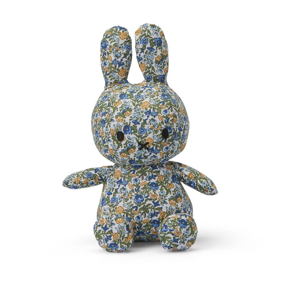 Netherlands BON TON TOYS Miffy Rabbit Floral Stuffed Doll/Blue Green ...
