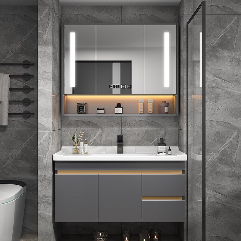 Suspended Vanity Bathroom Luxury Washbasin Small Bathroom