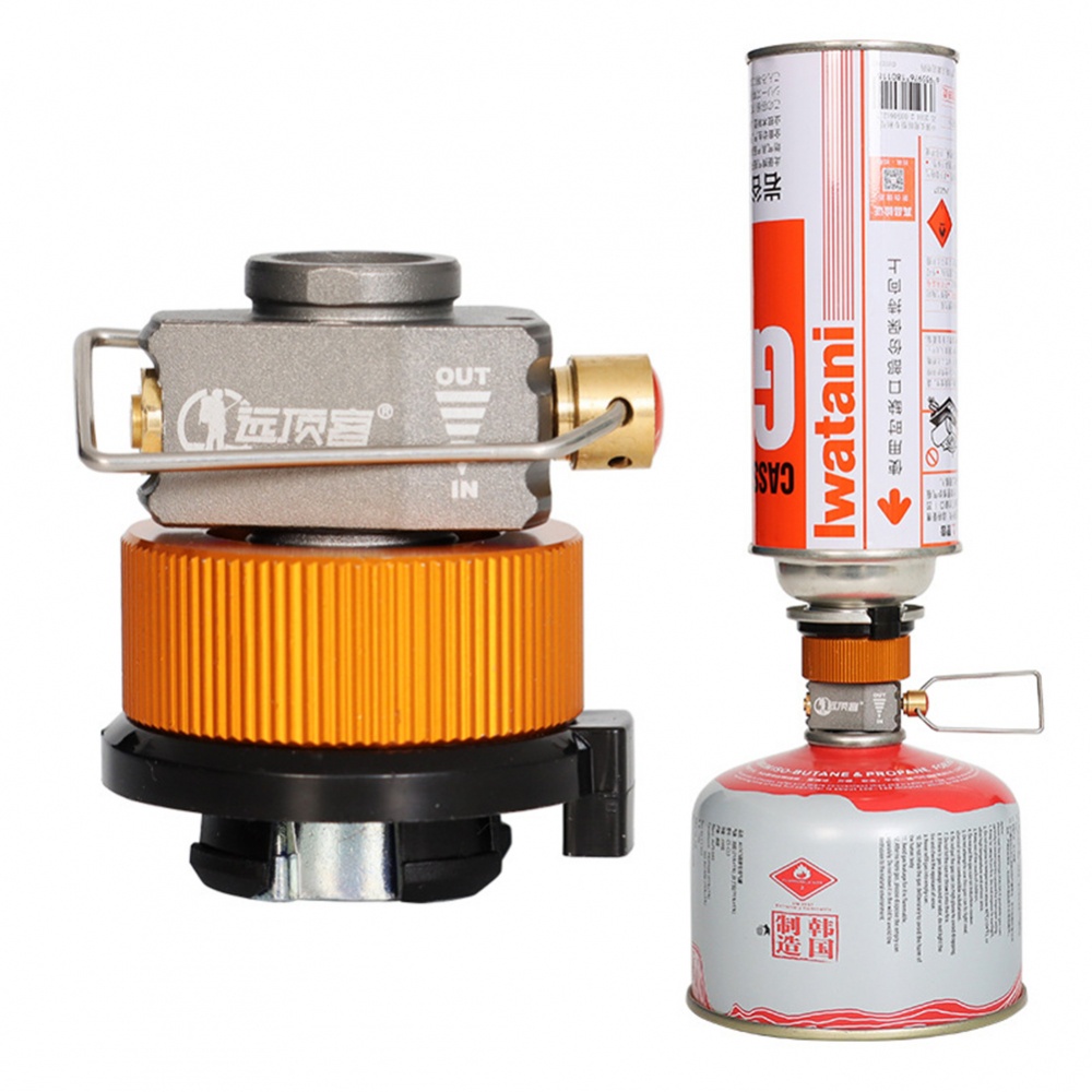 Gas Adapter Camping Gas Adaptor Cooking Accessories Reusable With