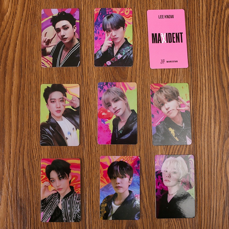 8-11pcs/set STRAY KIDS SKZ HOP Photocards MAXIDENT PC Version Lomo