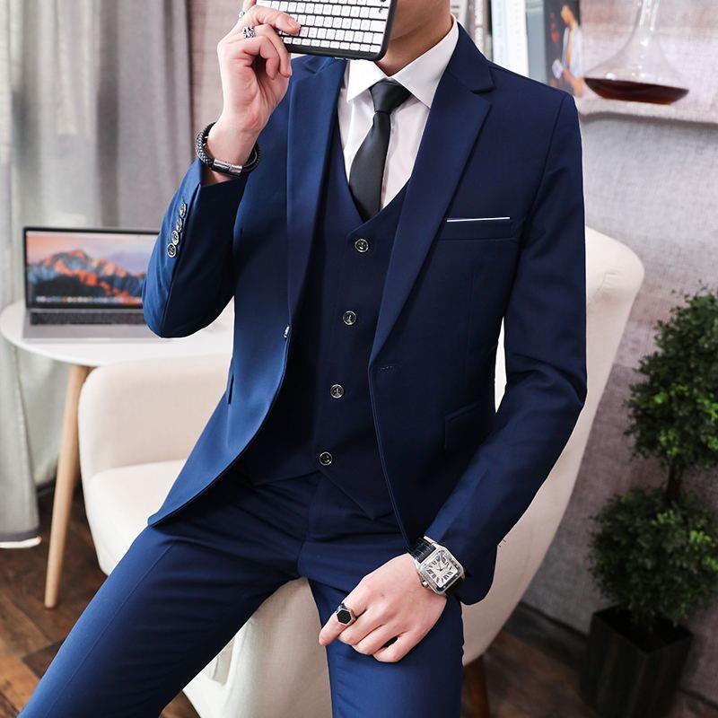 ⭐Ready Stock⭐Free Shipping Suit Suit Suit ThreePiece Professional