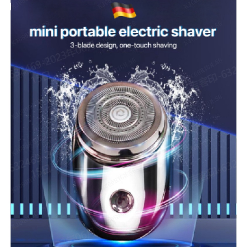 Razor electric men's razor travel portable rechargeable razor wet and ...