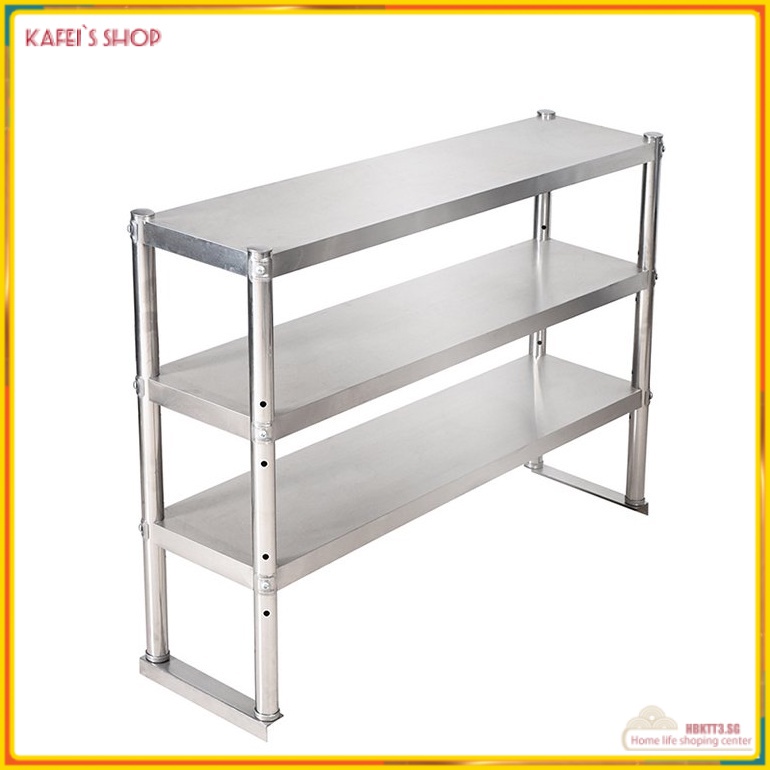 Stainless steel work bench, kitchen countertop rack, milk tea shop ...