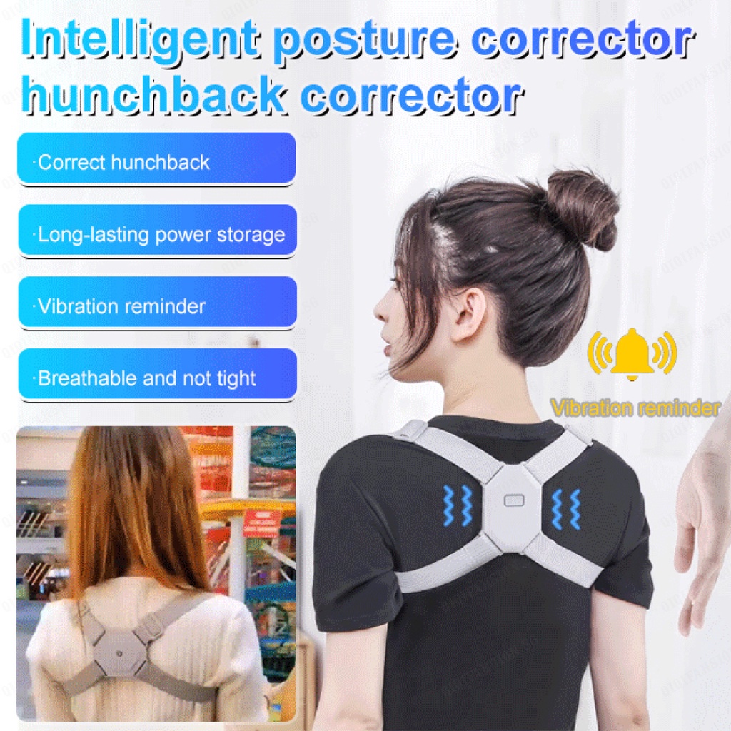 Smart Back Brace for Posture Correction Spinal Alignment and Invisible