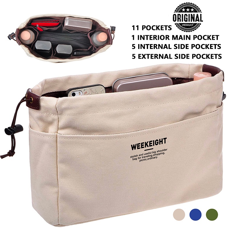 Market BeaterPurse Organizer Insert, Felt Bag Organizer With Zipper, Handbag & T