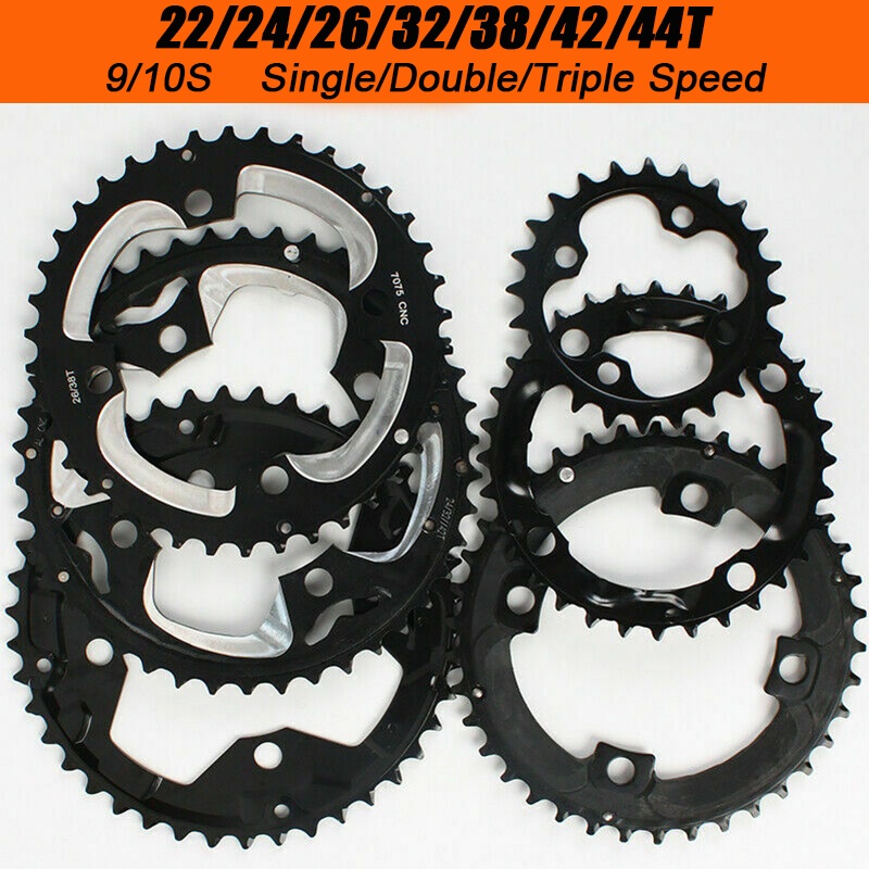 30-52T MTB Bike Chainring Round & Oval 104BCD Bike Narrow Wide Single Chain Ring