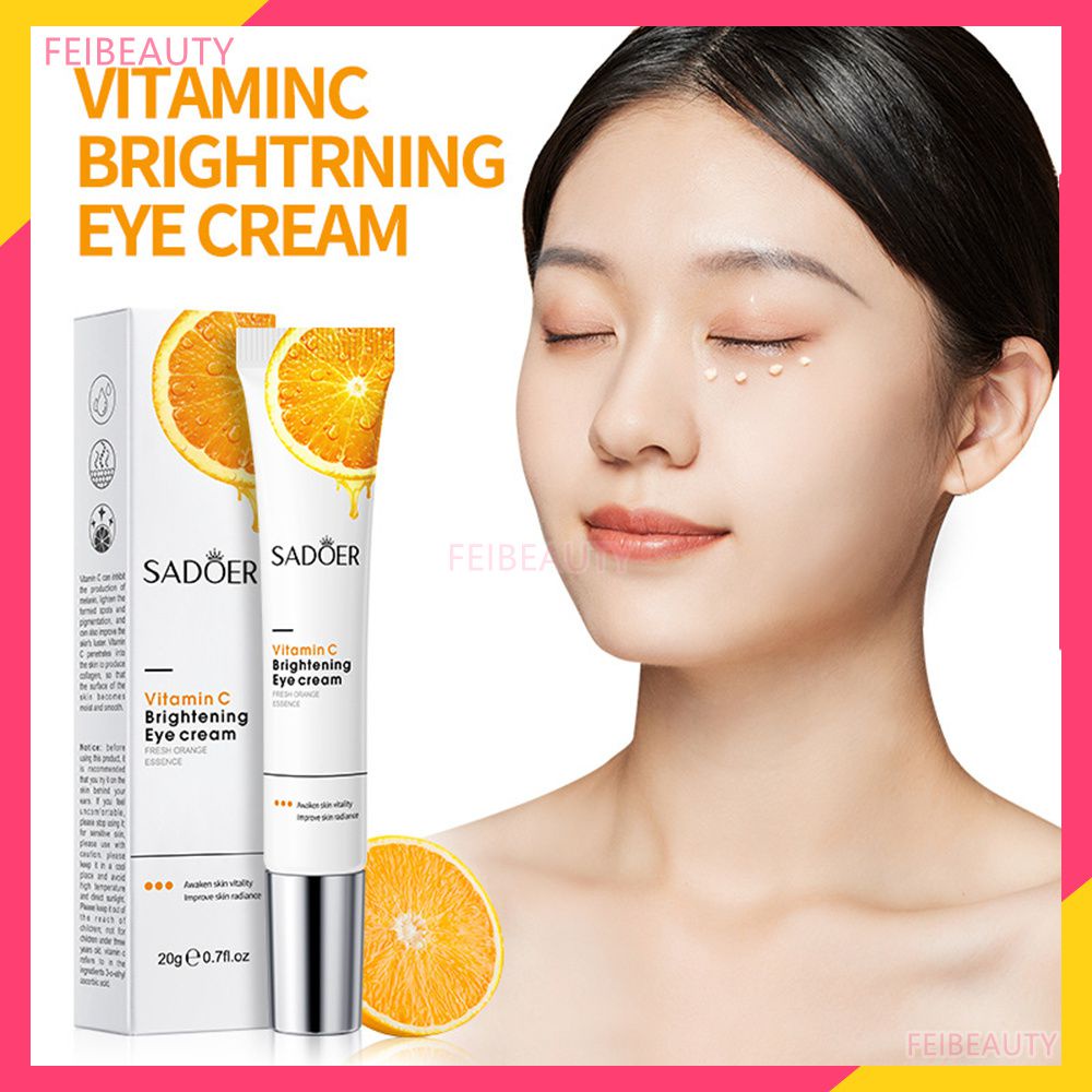 SADOER Aloe Vera Vitamin C Moisturizing Eye Cream AntiAge Remove Dark