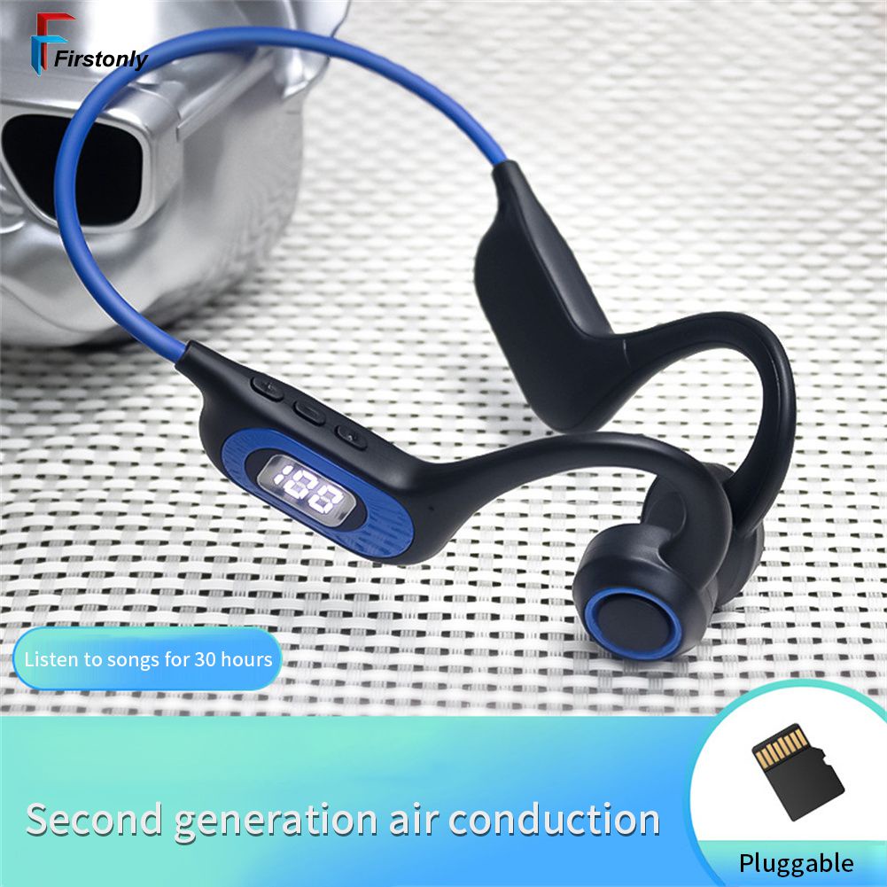 Akz G3 Bone Conduction Bluetooth Headphone V53 Ear Hook Air Conduction Wireless Sport Earphones