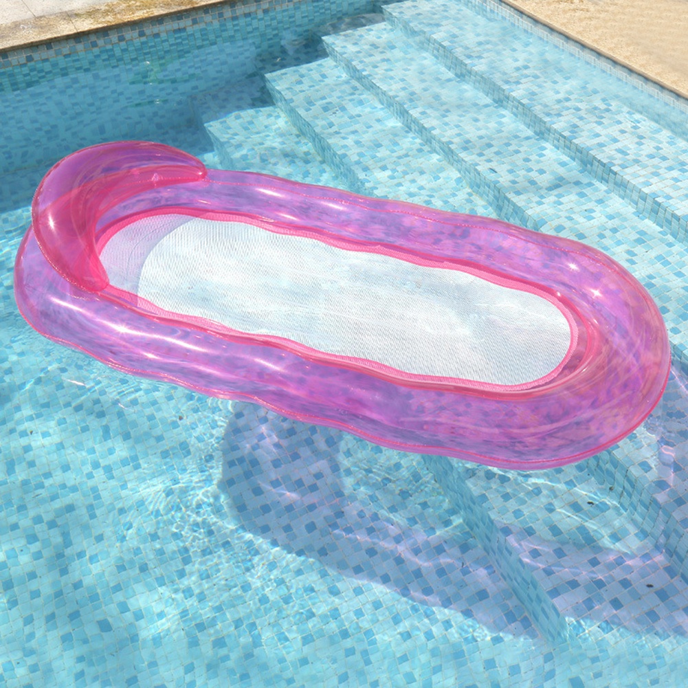 AIGONI Inflatable Floating Row Foldable Swimming Pool Water Float Bed ...