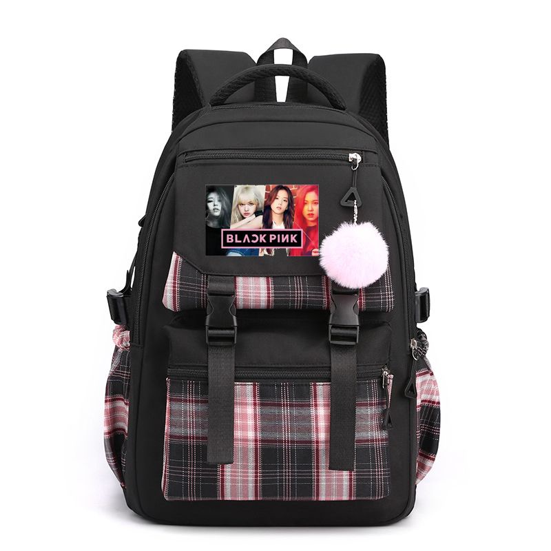 Blackpink Merchandise Backpack Support Men Women Same Style