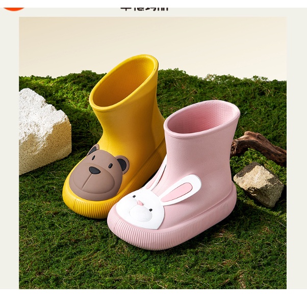 Girls rubber rain on sale boots