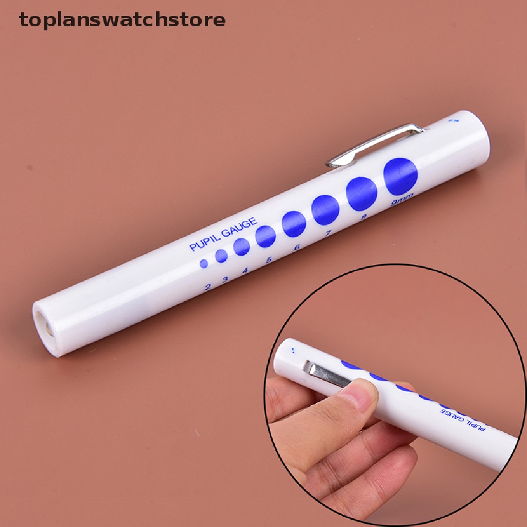 OL First Aid Pen LED Nurse Diagnosis Penlight With Pupil Gauge Pen