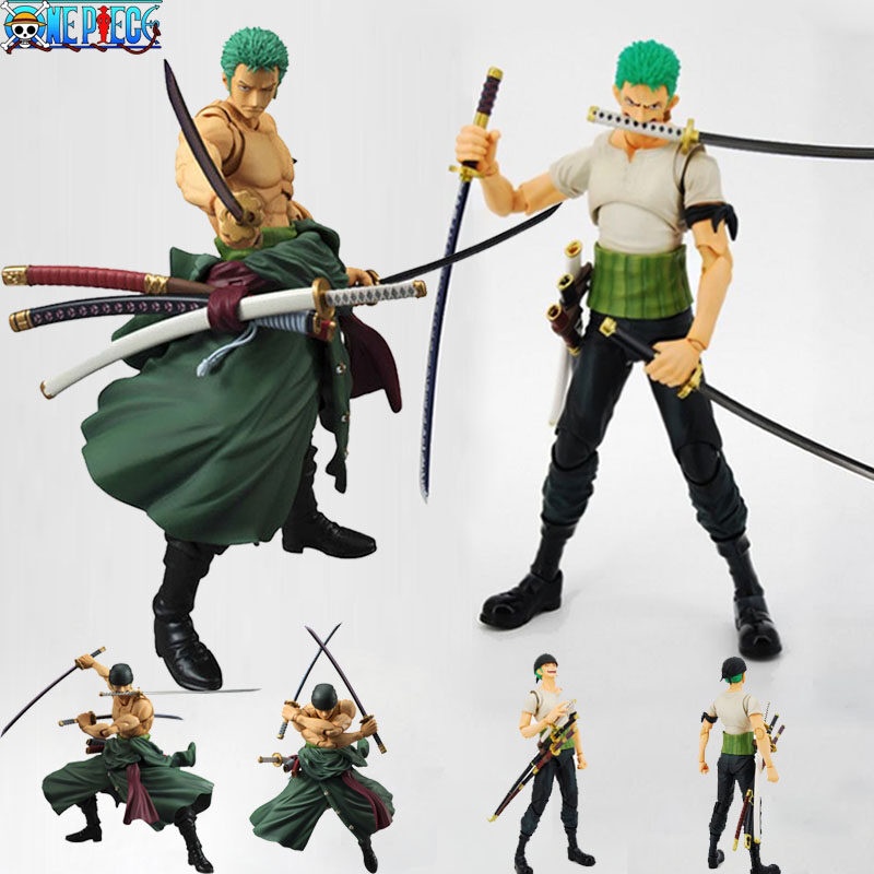 18cm One Piece Figma Zoro VAH Luffy onepiece Action Figure 2 Years ...