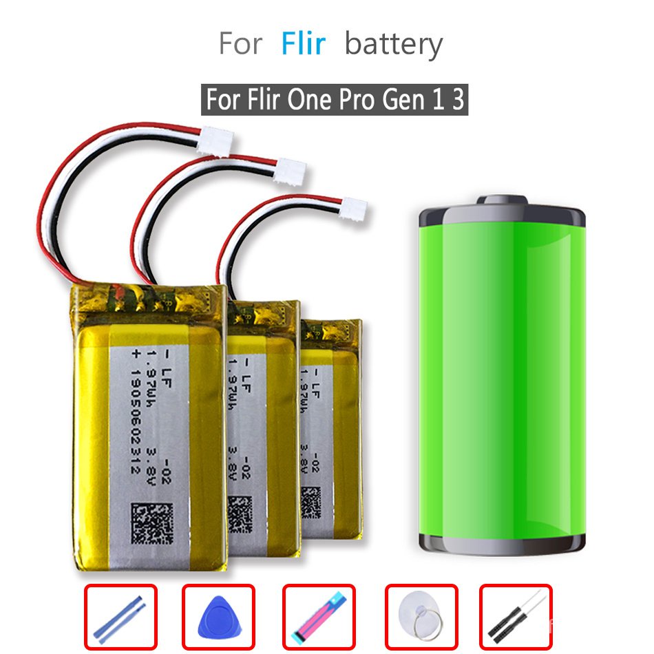 Onepro 520mAh Baery for Flir One Pro Gen 1 3 Gen1 Gen3 Gen 3 Theal ...