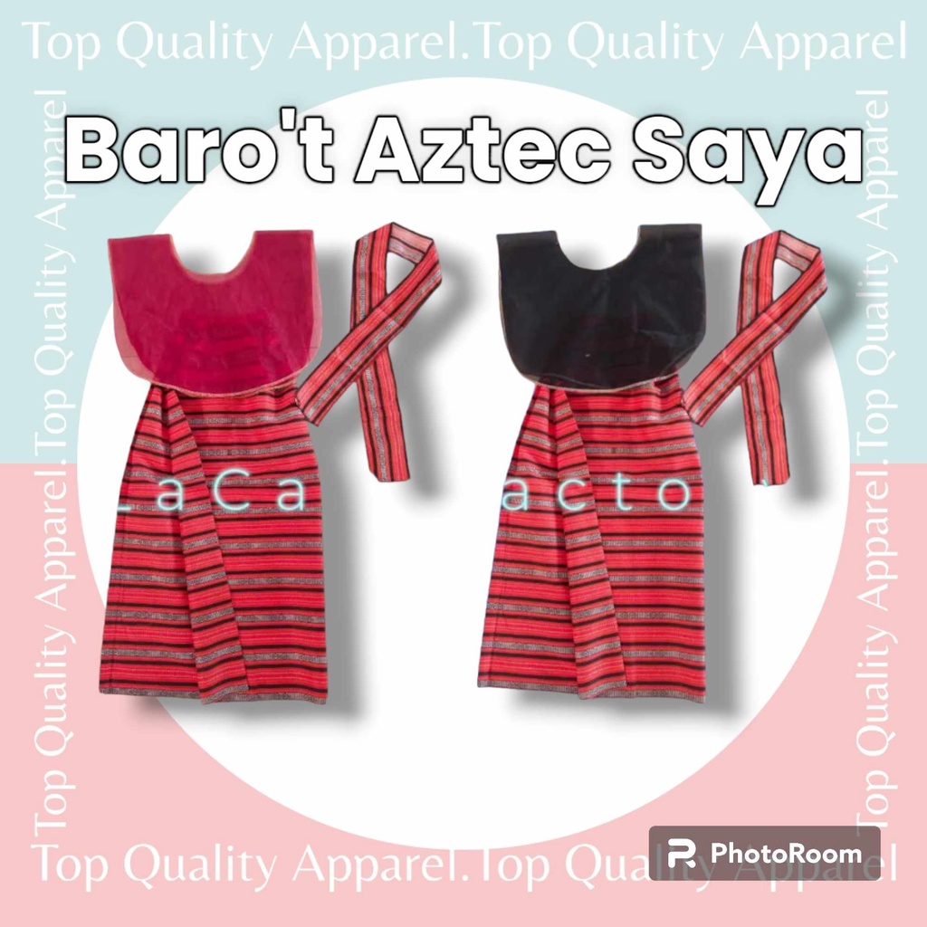 Lacao Factory2 Filipino Traditional Attire Filipiniana Colored Baro T Aztec Saya Shopee