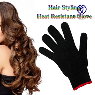 Professional Heat Resistant Glove For Hair Styling Heat Blocking For  Curling, Flat Iron And Curling Wand Suitable For Left And Right Hands
