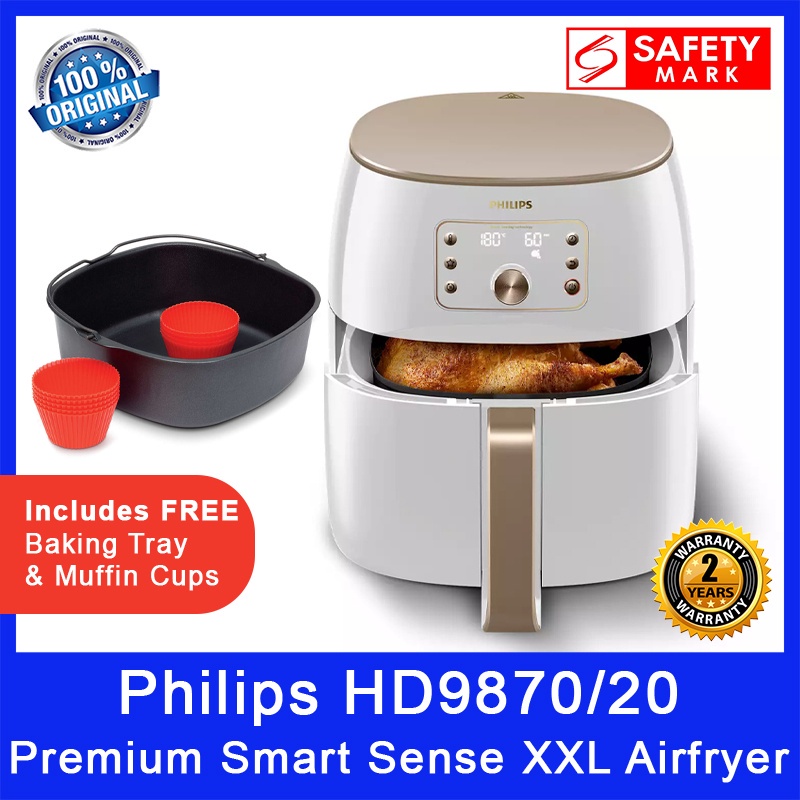 Philips HD9870 Premium Smart Sense XXL Airfryer. Free XXL Baking Tray