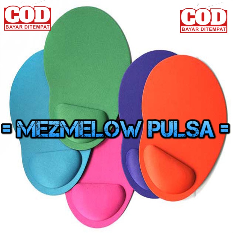 Mousepad Non slip with Ergonomic Mouse Pad Model Bantal Non Logo - Gambar 3