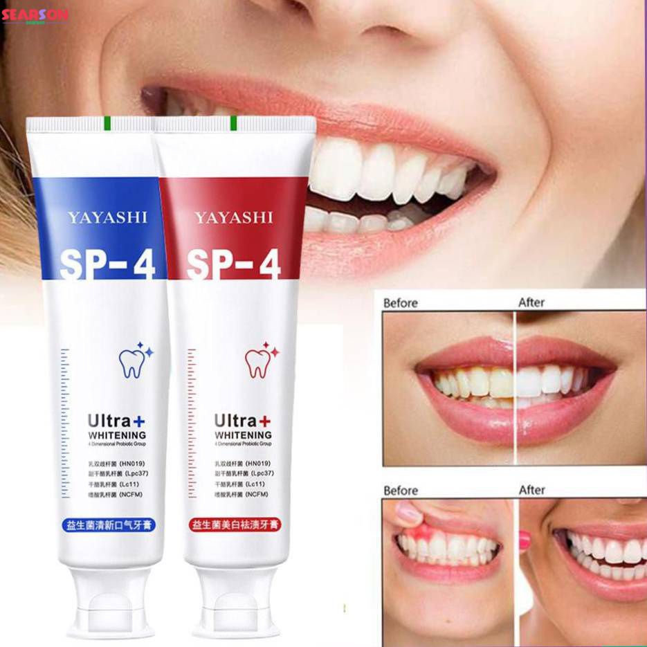 Sp-4 Shark Probiotic Toothpaste Whitens Teeth, Refreshes Mouth, Hyun ...