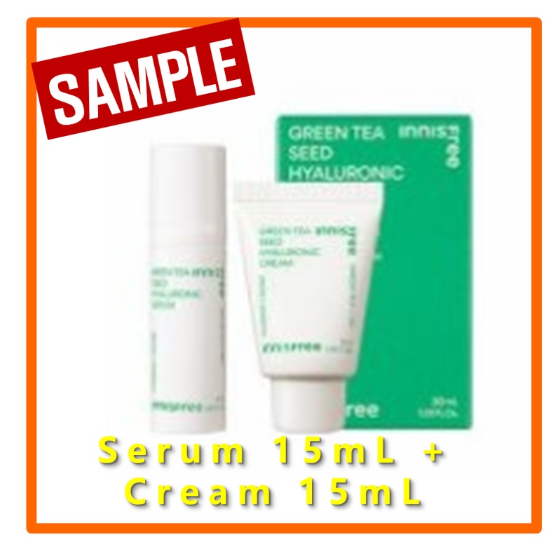 Sample Innisfree Green Tea Seed Hyaluronic Duo Kit Serum 15mlcream 15ml 14 Shopee Singapore 5803