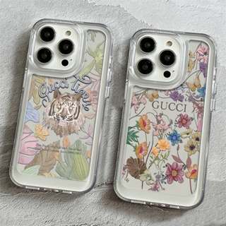 Gucci GG Flower Case For iPhone 14 Pro Max 13 12 11 XR Xs