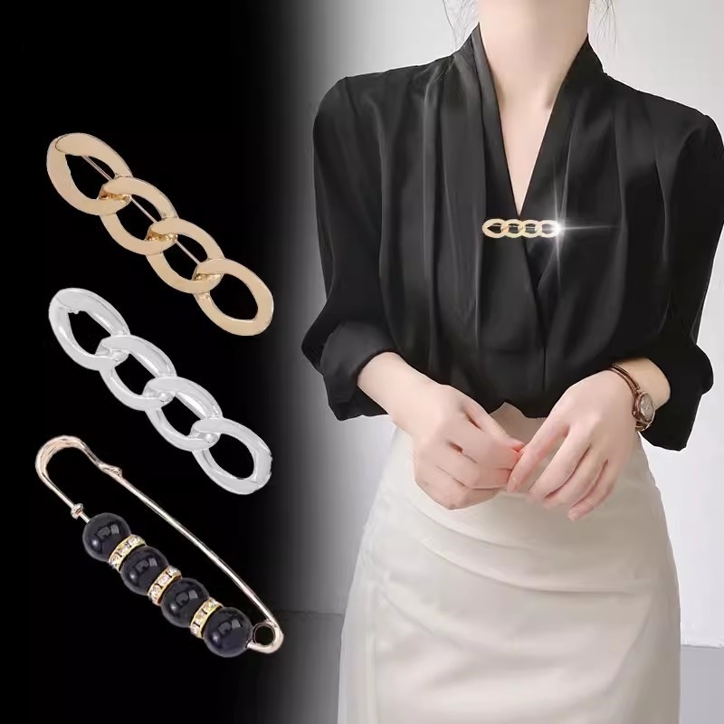 Seamless Clothes Invisible Brooch / Fashion Adjustable Brooches Waist ...