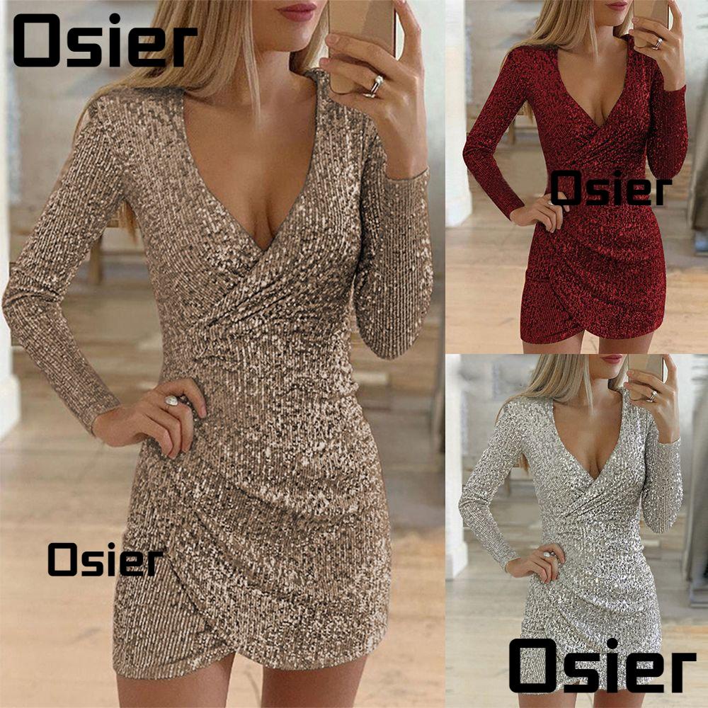 Full sleeve sequin on sale dress