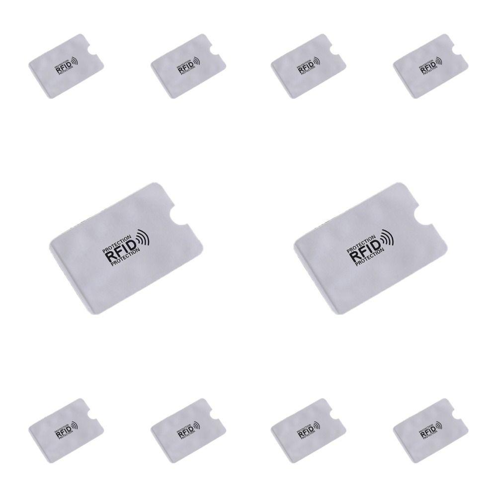 Everest1953 RFID NFC Blocker Card Case - Silver, ID Bank Data Protection
