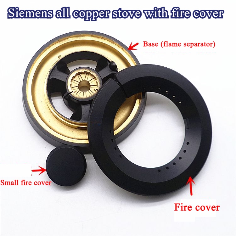 Suitable for Siemens Bosch gas stove accessories size fire cover all copper igniter burner head