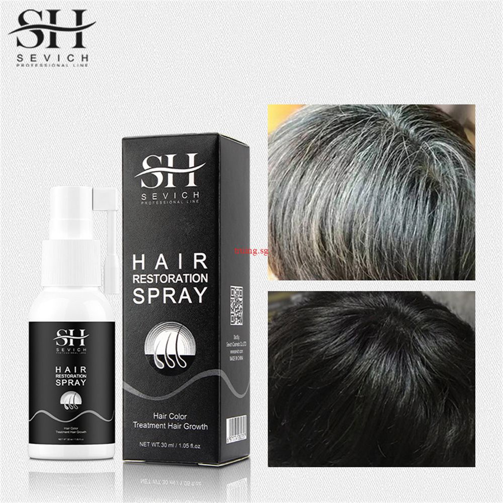 Sevich 30ml Hair Restoration Spray Black Hair Liquid Herbal Plant
