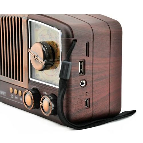 Golon NS-3381BT Retro Vintage Portable Wireless Analog FM/AM/SW
