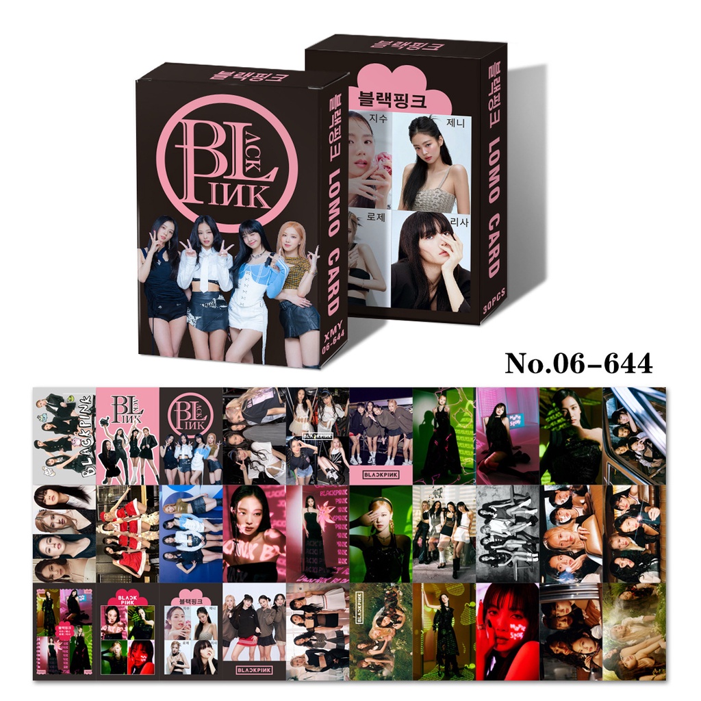 Blackpink 7th Anniversary Album Photocard Lisa Rose Jennie Lomo