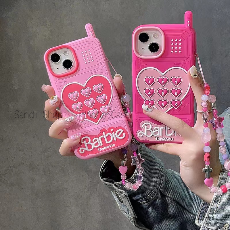 Cute Cartoon Barbie iPhone Case For iPhone 11 12 12Pro 12ProMax 14