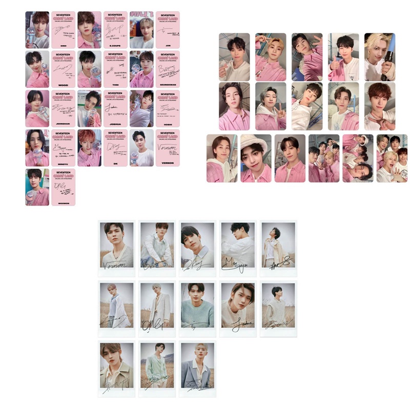 13pcs/Set KPOP SEVENTEEN 2023 CARATLAND Trading Cards Photocard