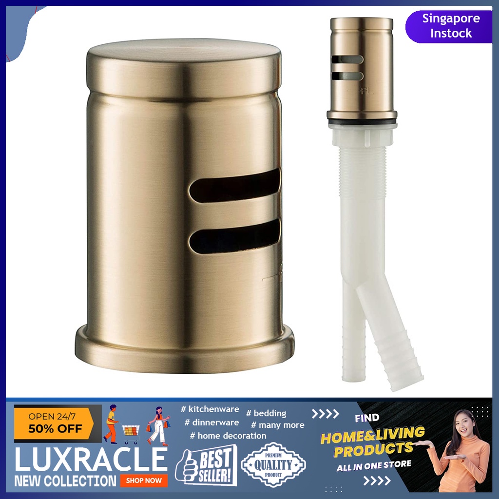 [sgstock] KRAUS Dishwasher Air Gap in Spot Free Antique Champagne
