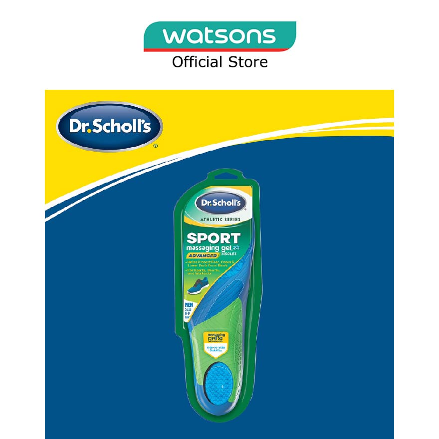 Dr. Scholl's Athletic Series Running Insoles Mens, 1 pair 