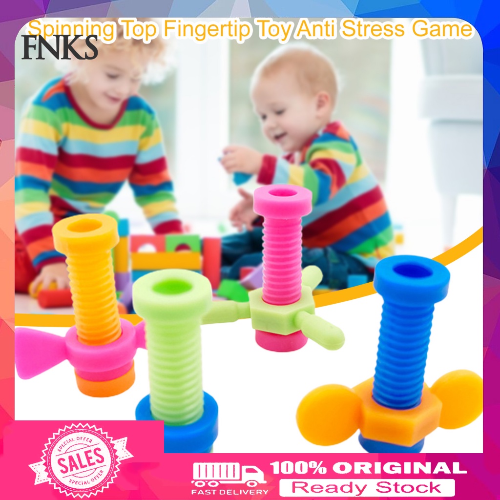 [Ready stock] 4Pcs Fidget Pencil Toppers Pocketsized Colorful